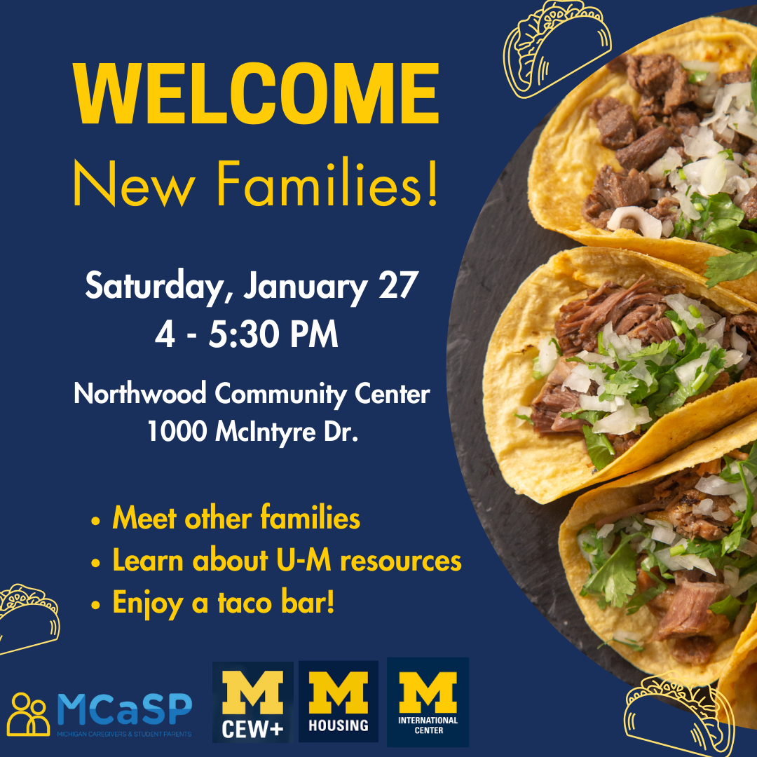 Welcome New Families flyer